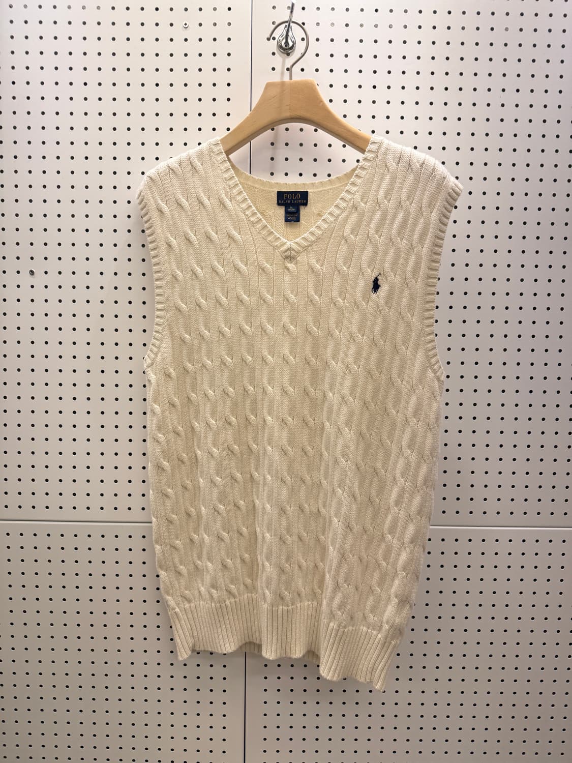 폴로 랄프 로렌 케이블 니트 베스트 U608 상품이미지2