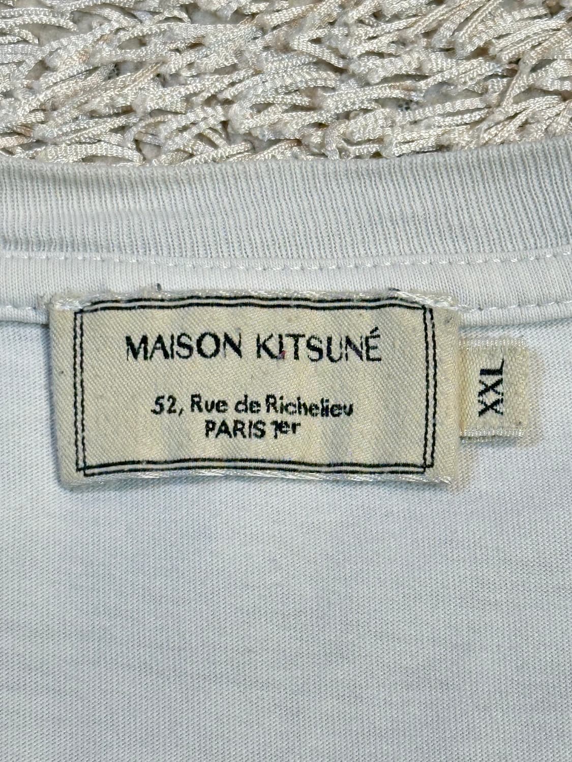 메종키츠네 MAISON KITSUNE 더블 폭스헤드 패치 반팔 티셔츠 상품이미지7