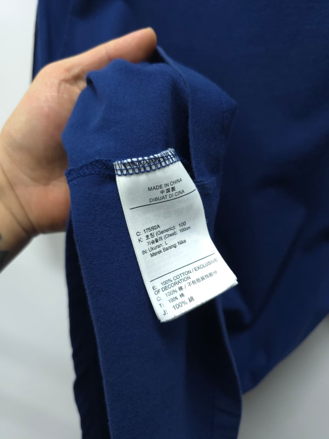 나이키 NSW 빅로고 사이드라인 테이핑 반팔 티셔츠 (95) 상품이미지9