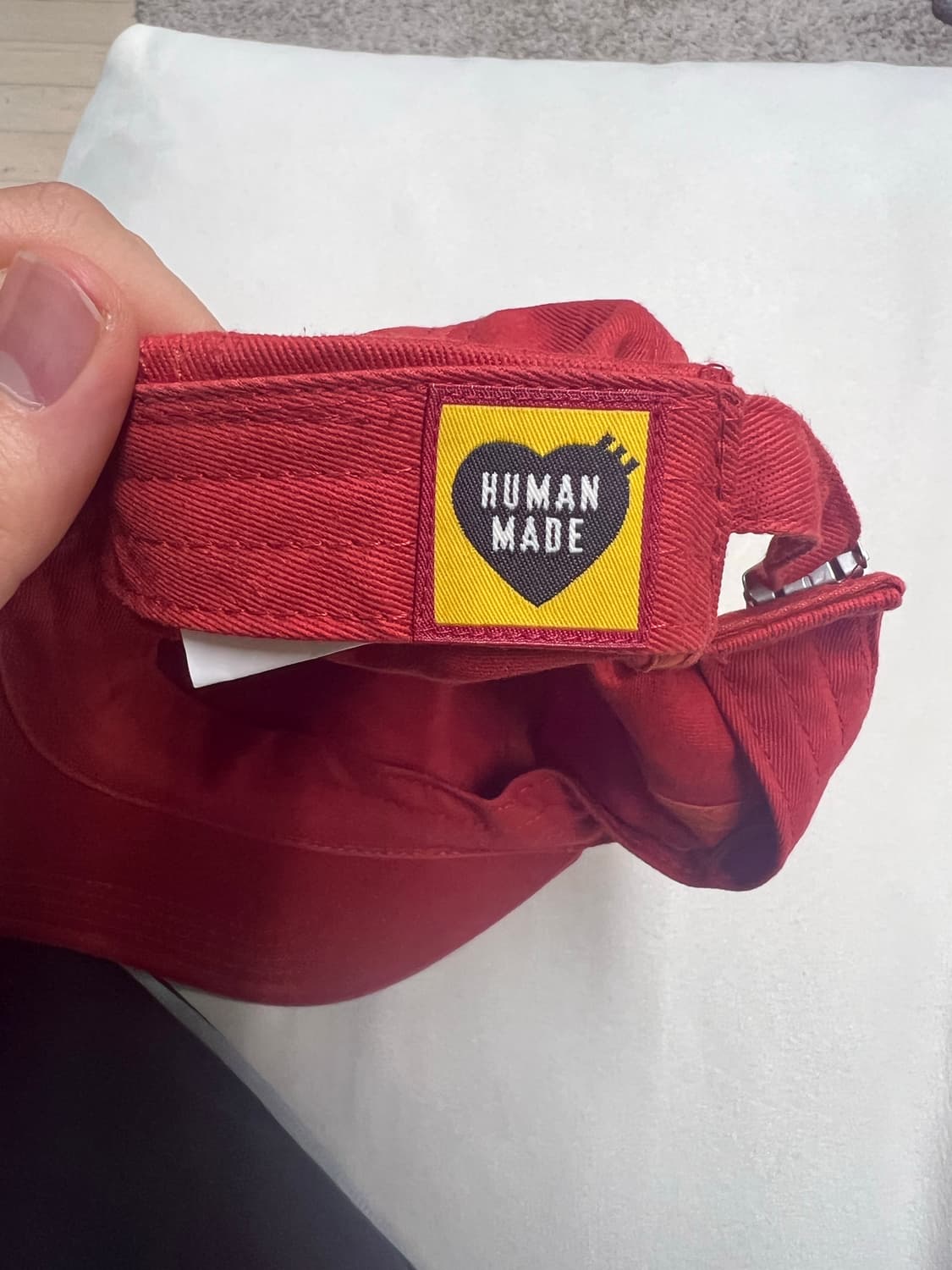 휴먼메이드 5 패널 캡 레드 북극곰 볼캡 상품이미지7