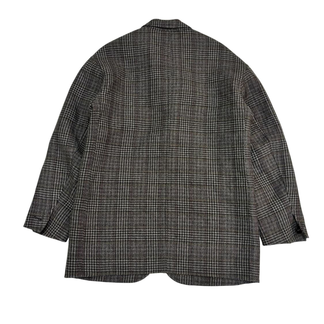 커스텀멜로우 글렌 체크 오버사이즈 싱글 자켓 상품이미지6