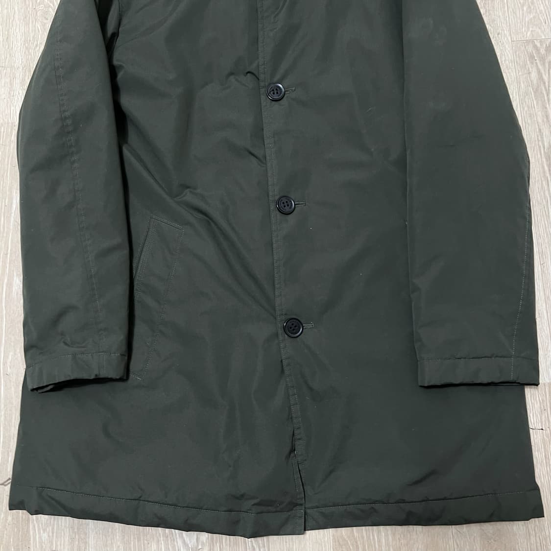 콜한 남성 스탠다드 누빔 안감 패딩코트 L/100  상품이미지3