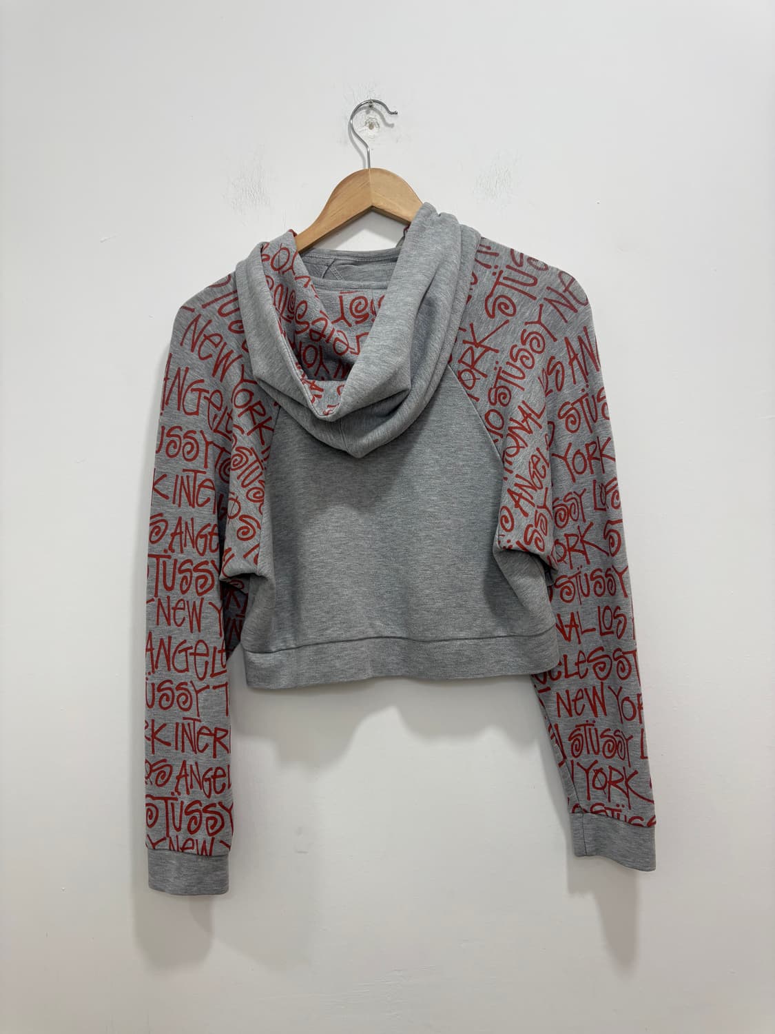 스투시 크롭 프린팅 후드티 상품이미지8