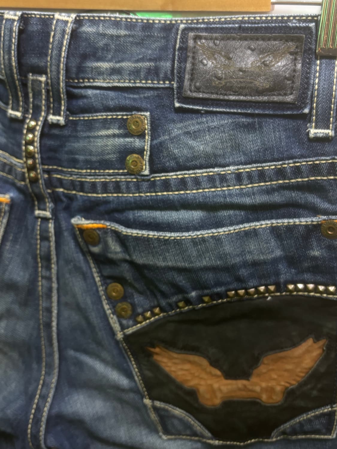 Robin's Jeans 더블 프론트 크로스 데님 팬츠 상품이미지9