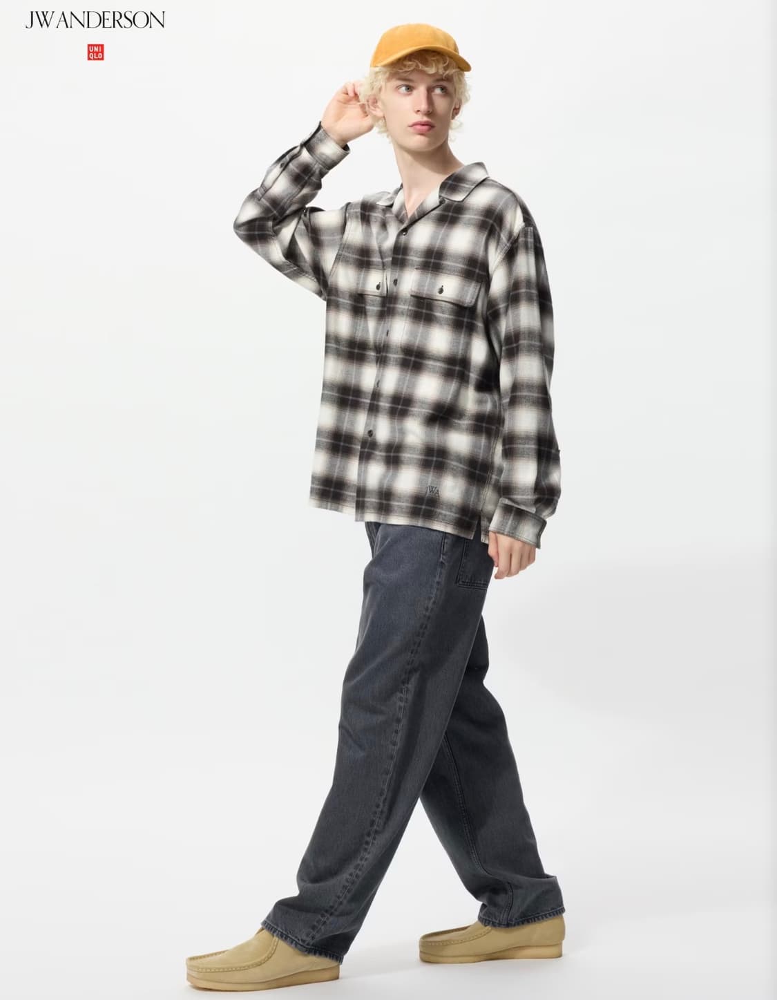 유니클로 X JW 앤더슨 스트레이트 진(그레이) 상품이미지3