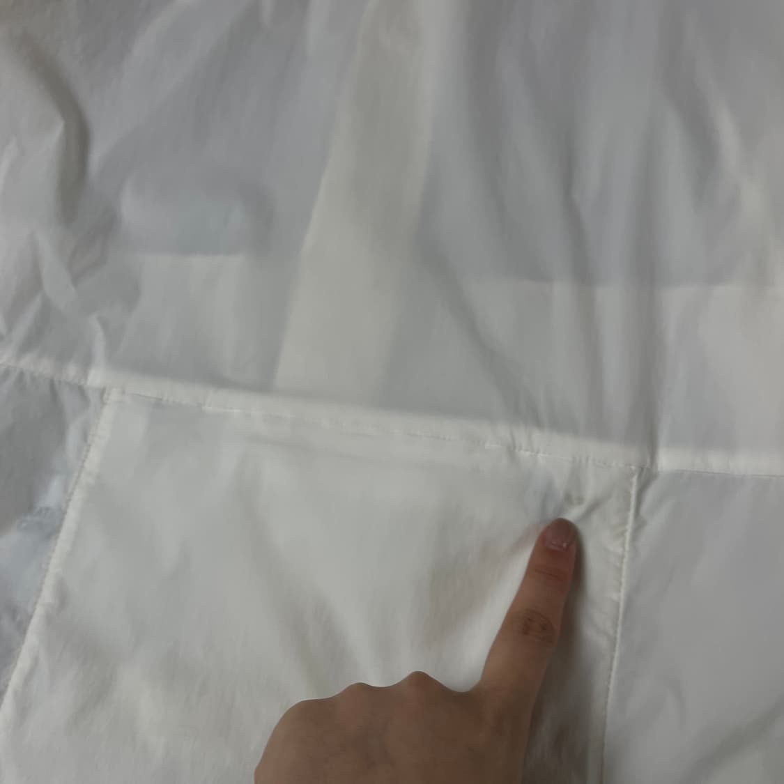 내셔널지오그래픽 화이트 바람막이 M 상품이미지6