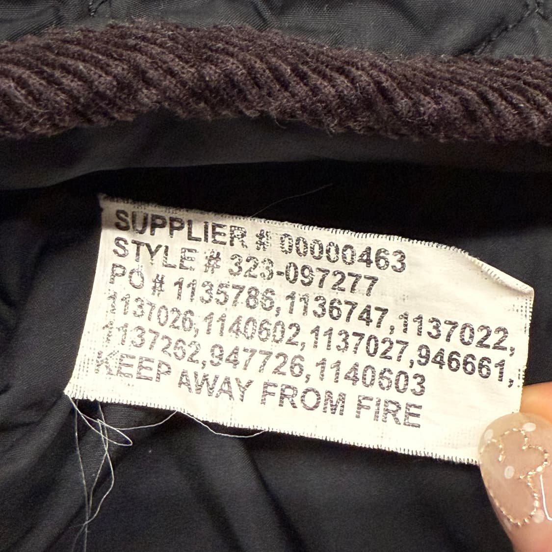 [정품] 폴로 랄프로렌 블랙 퀼팅 자켓 점퍼 b19 상품이미지6