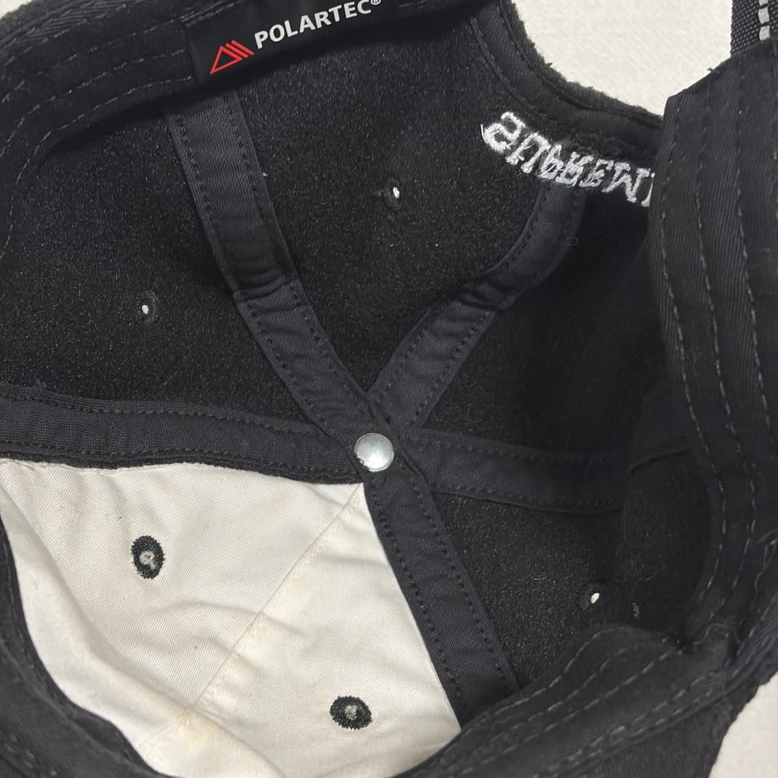 슈프림 S로고 6패널 볼캡 폴라텍 상품이미지5