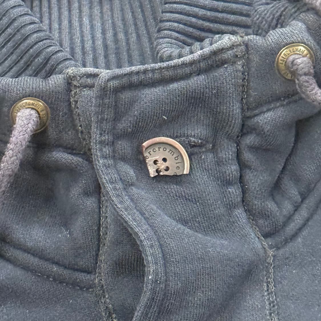 아베크롬비 네이비 단추 후드집업 상품이미지7