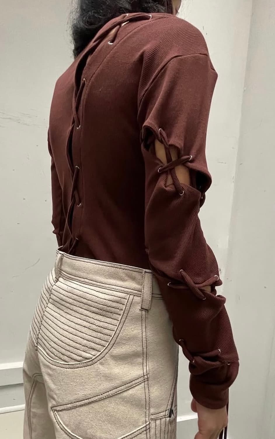 vejas 22fw 트임 탑 상품이미지5