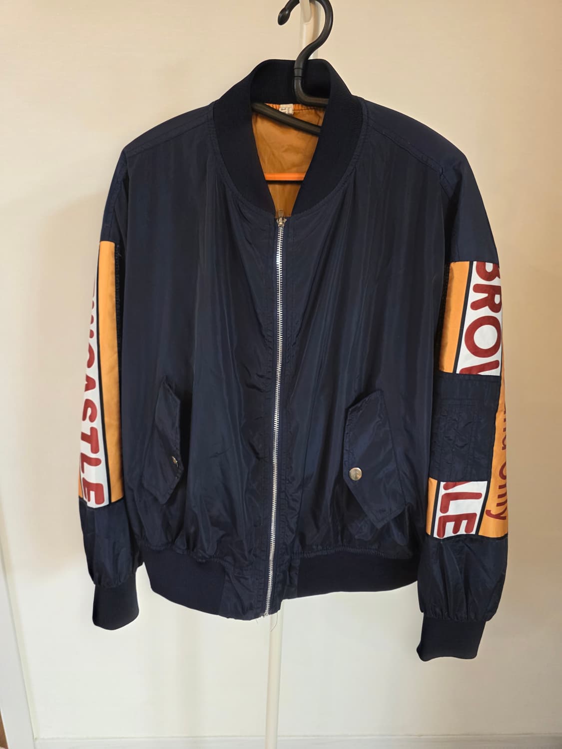 맨스필드 다크 마일드 봄버  빈티지 자켓 항공점퍼 상품이미지4