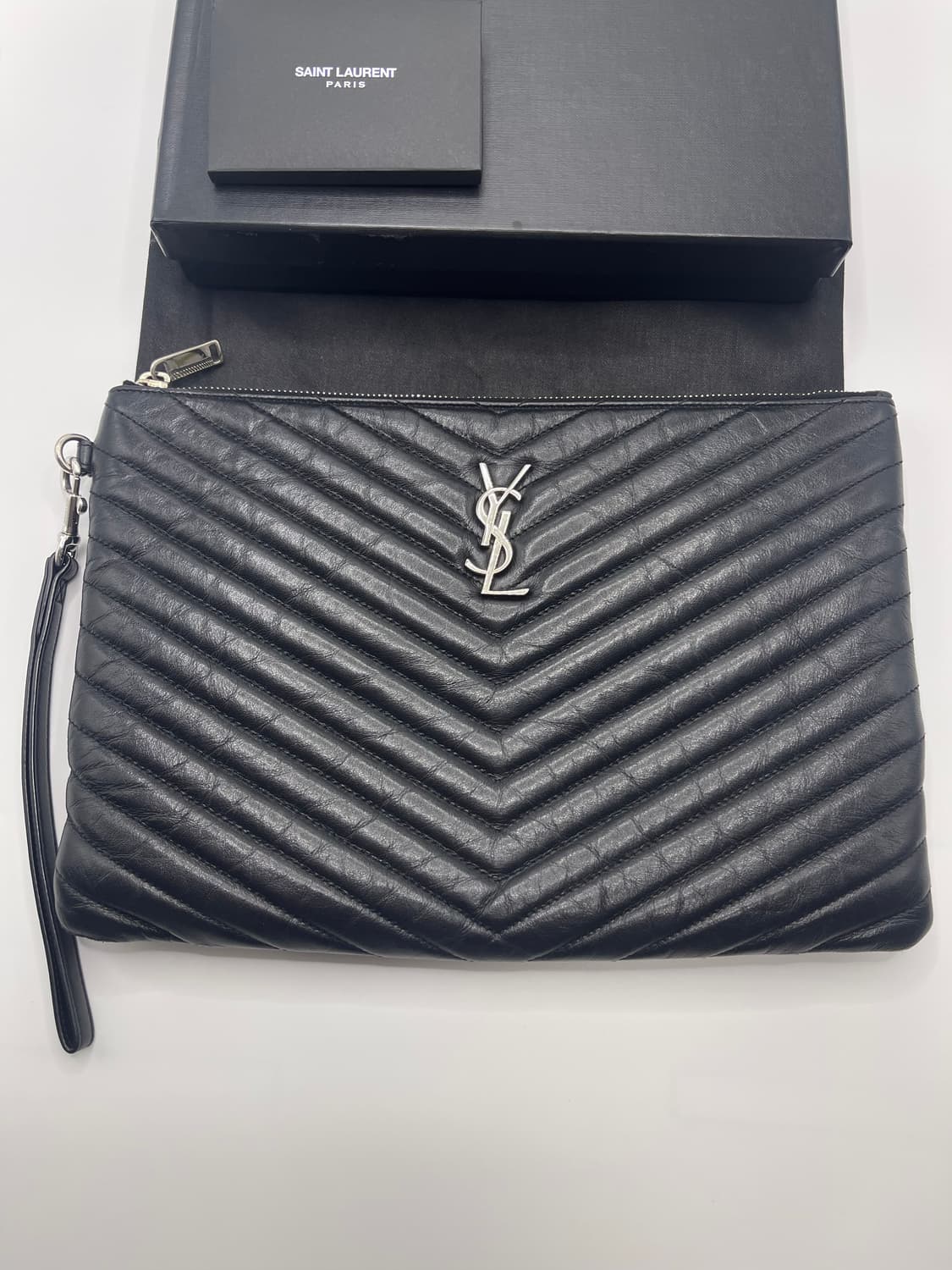 생로랑 마틀라세 클러치 라지 상품이미지2