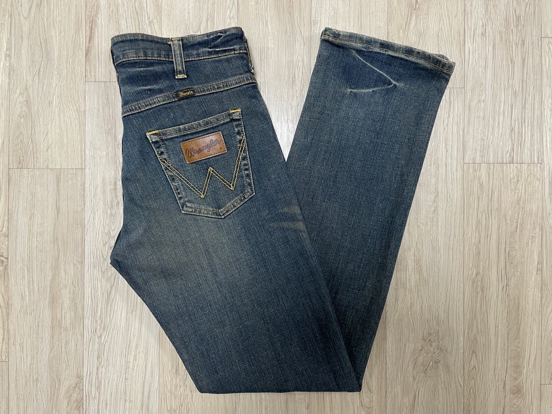 29~30) 70's 복각 랭글러 재팬 오일워싱 데님팬츠 상품이미지1