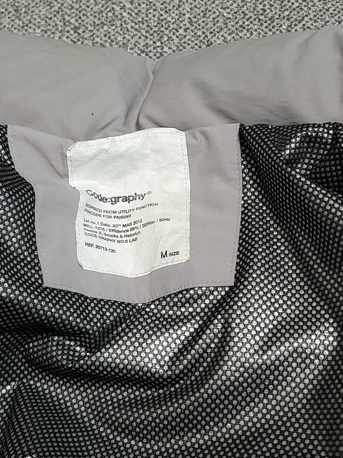 코드그라피 그레이 유틸리티 덕다운 숏 패딩 M 상품이미지7