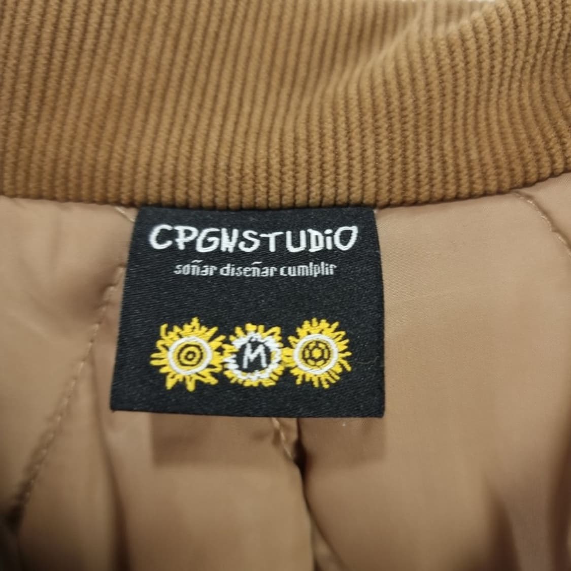 [꼼파뇨] 오버핏 코듀로이 골덴 집업 블루종 자켓 M18832 상품이미지9