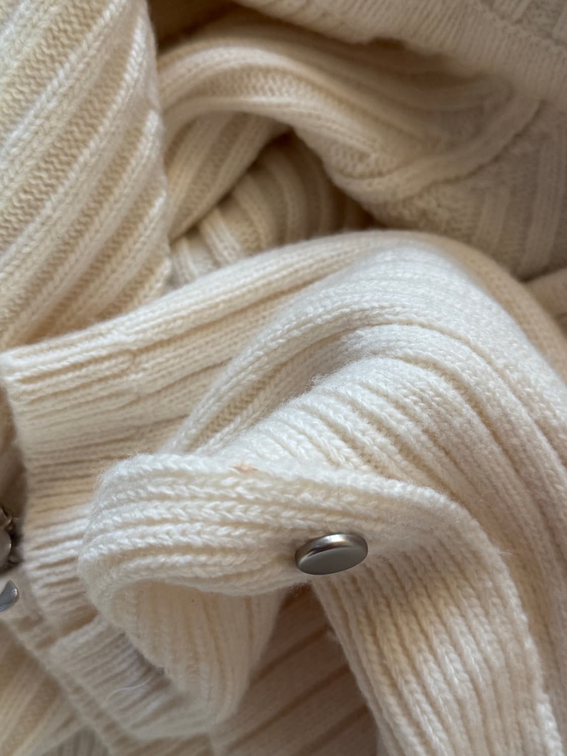 애프터아워즈 버튼 업 울 후드집업 (아이보리) 상품이미지8