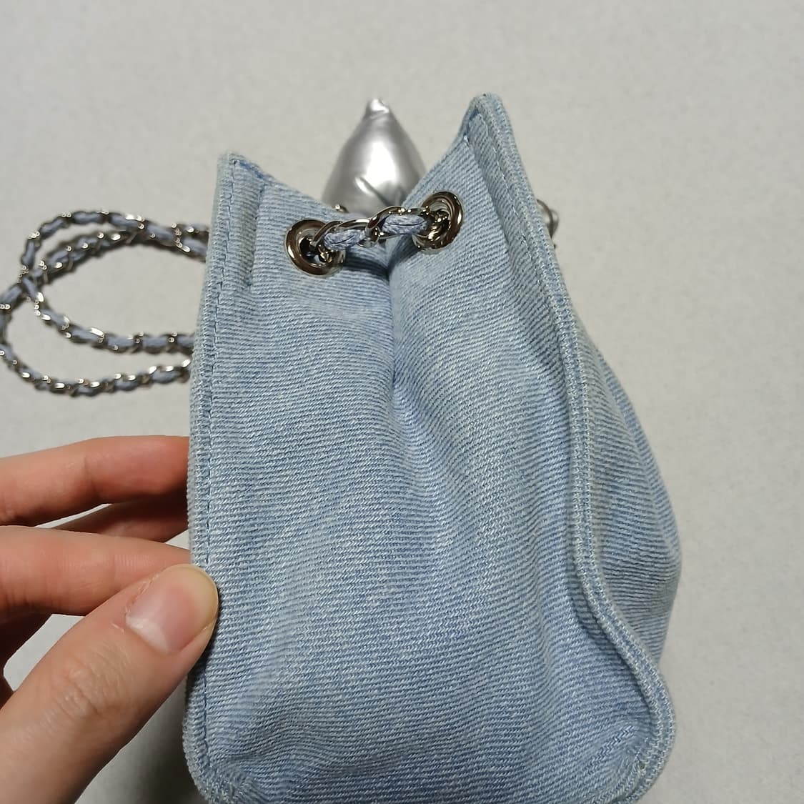 질스튜어트 코코체인 데님 미니 숄더백 크로스백 복조리 상품이미지9