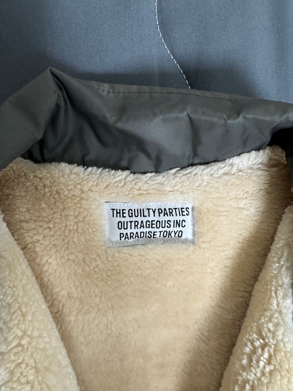 [L] 와코마리아 보아 코치자켓 그레이 상품이미지6