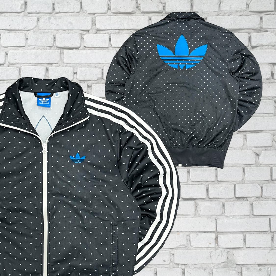 아디다스 레어템 파이어버드 땡땡이 도트 빈티지 져지 100 상품이미지1