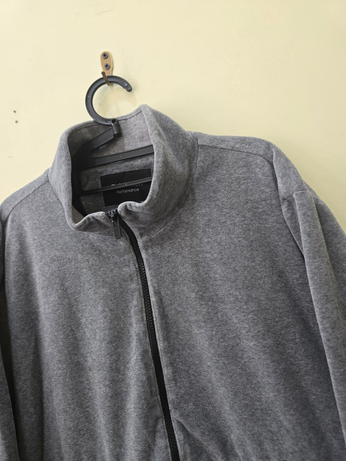 [캘빈클라인] 퍼포먼스 플리스 집업 자켓 그레이 2XL 상품이미지2