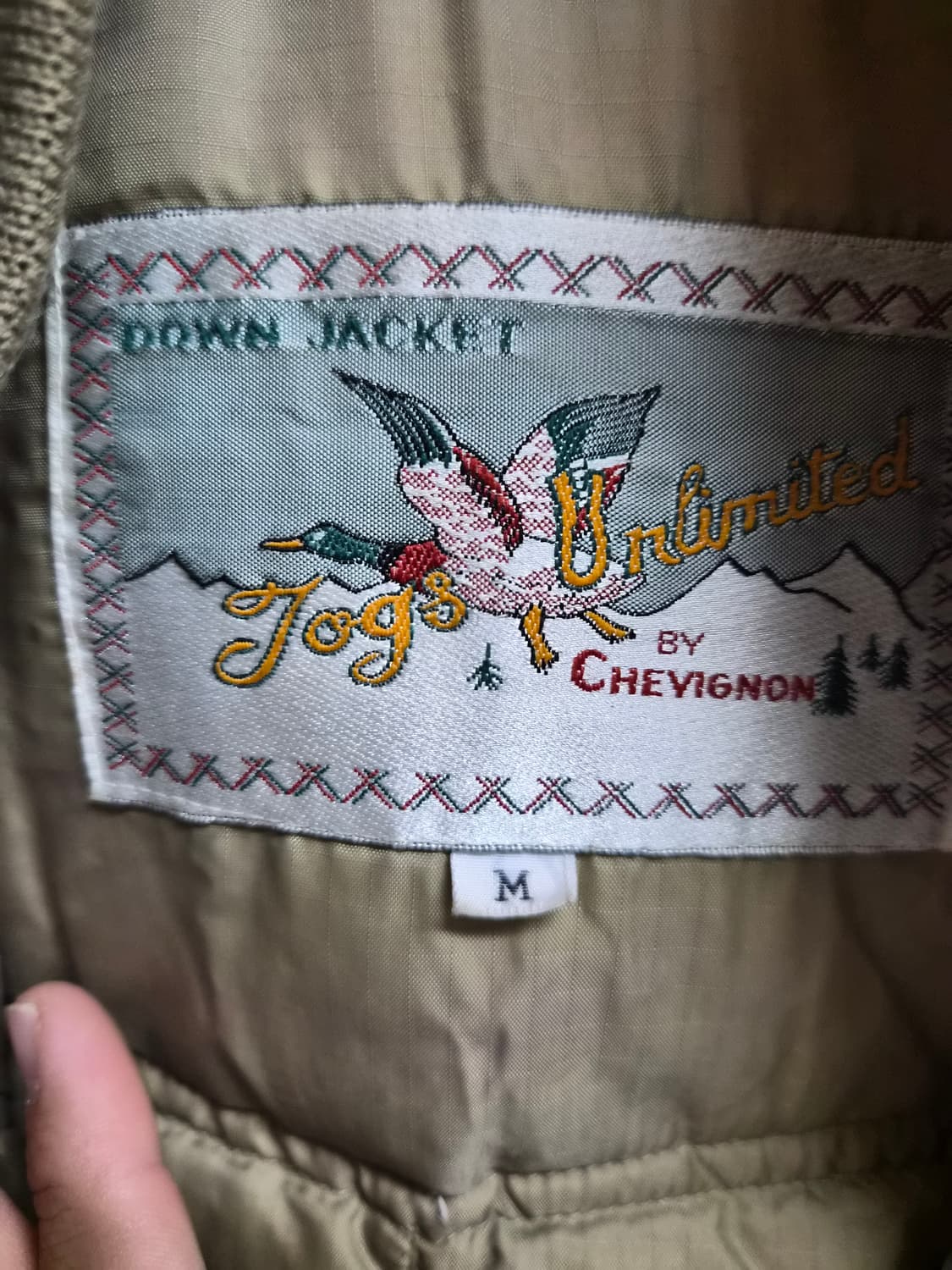 M/105) 쉐비뇽 80's 3way 덕다운 패딩 자켓 팝니다 상품이미지8