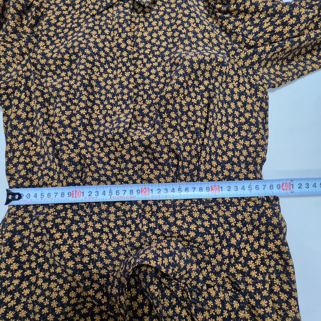 1327 ZARA 플라워 패턴 셔츠형 원피스 (허리끈 / 비스코스) 상품이미지5