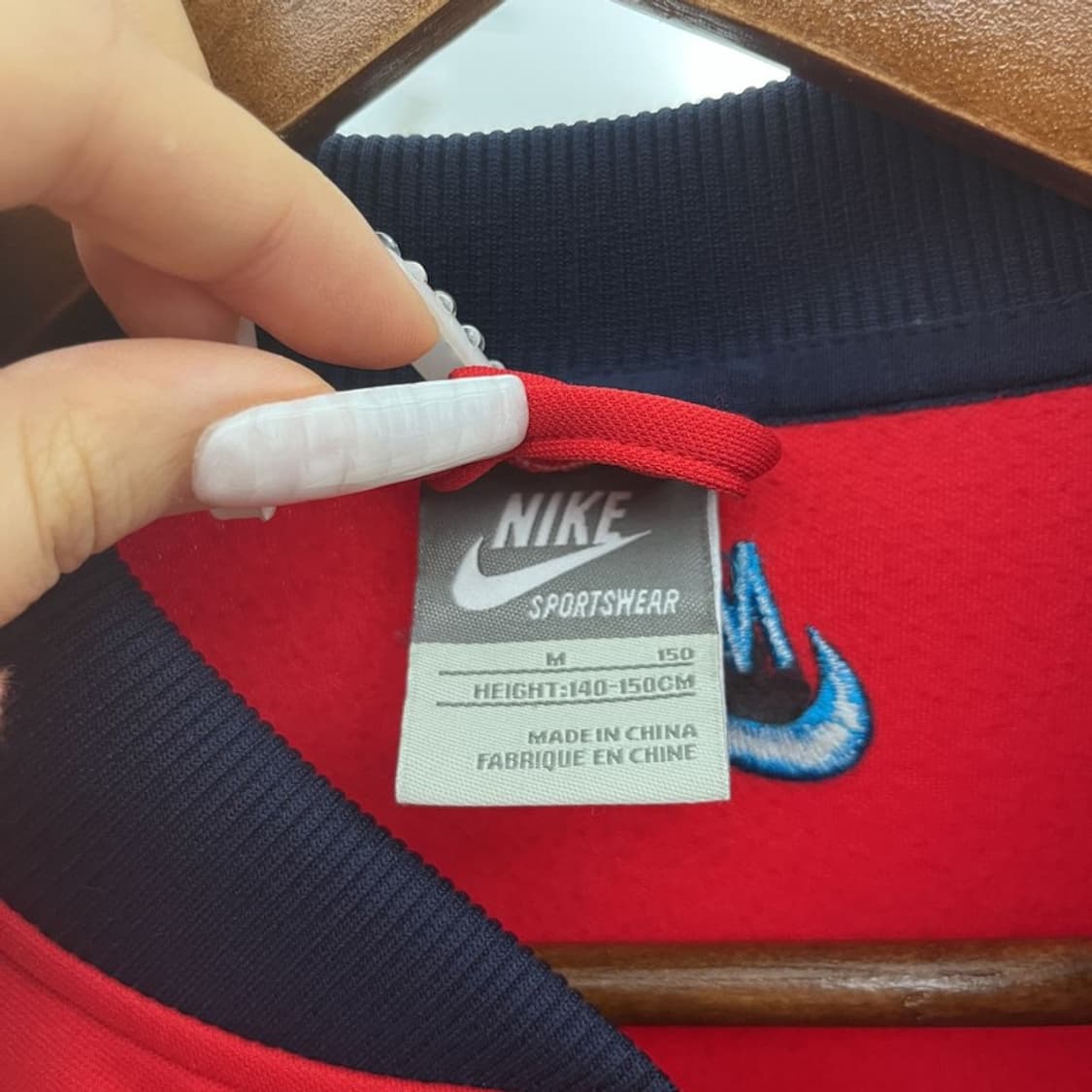 나이키 올드스쿨 레트로 펑크 져지 바시티 자켓 M C10712 상품이미지5