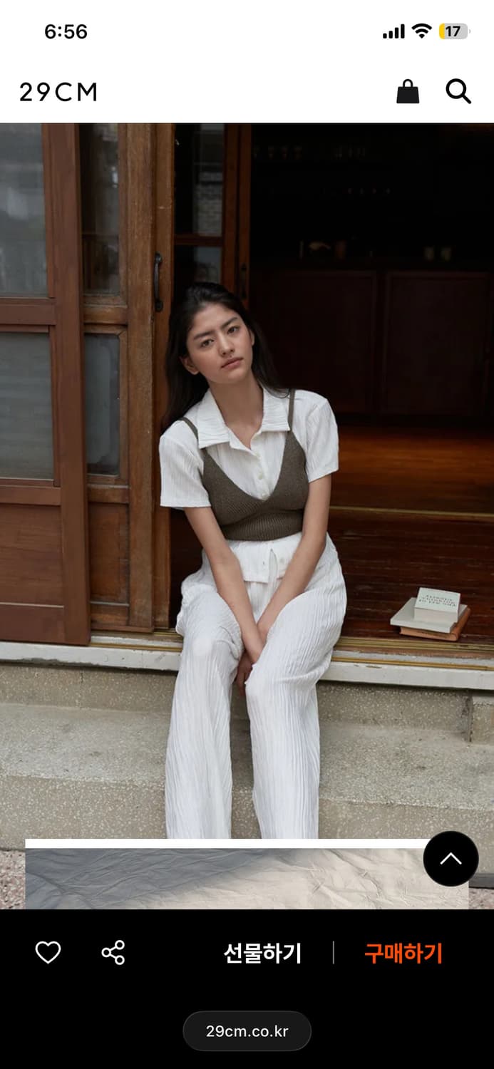 르에 링클 반팔 셔츠 상품이미지2