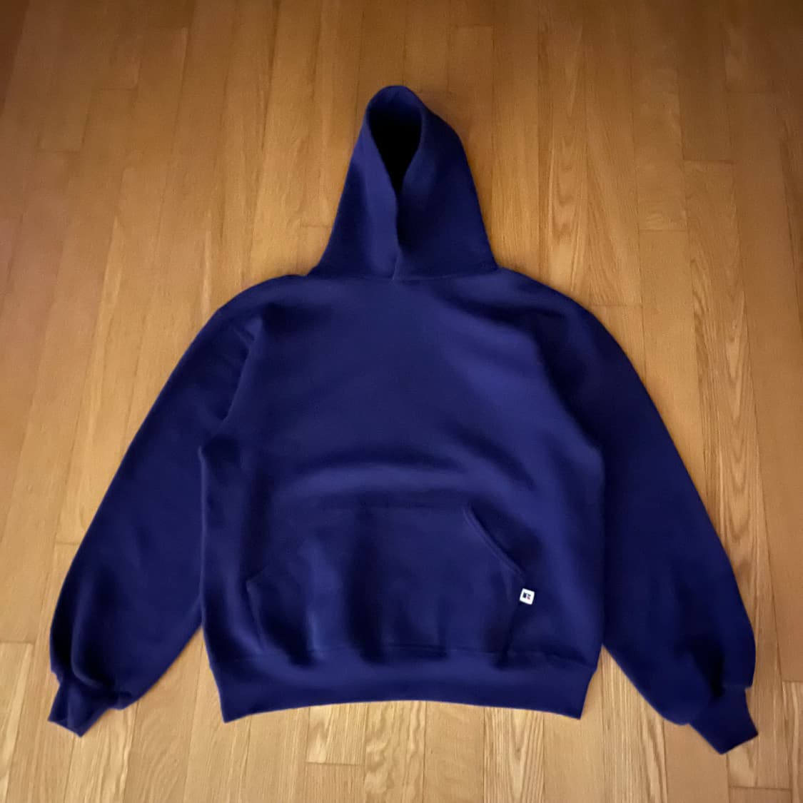 [L] 90s USA 빈티지 러셀 후드 퍼플 상품이미지1