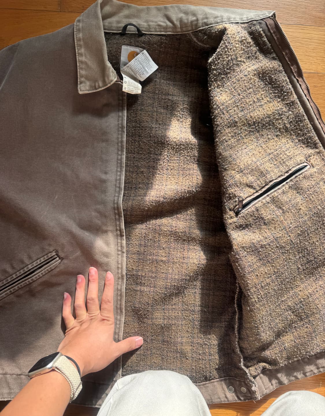 Carhartt USA J97 CHT (체스트넛) 레귤러 XL A급 상품이미지5