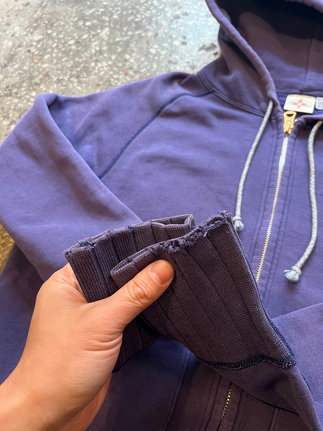 투문 twomoon 튜블러 루프휠 래글런 2way 스웻후드집업 상품이미지10