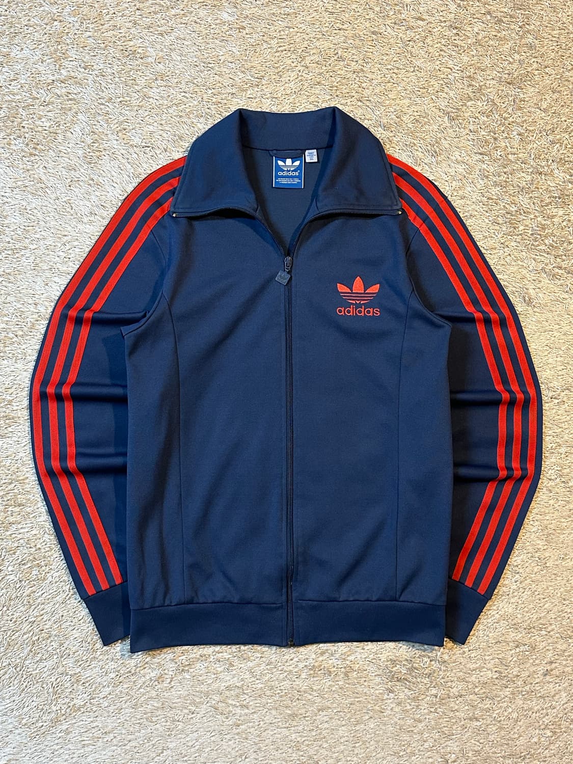 아디다스 ADIDAS 유로파 트랙탑 져지 네이비 레드 상품이미지1