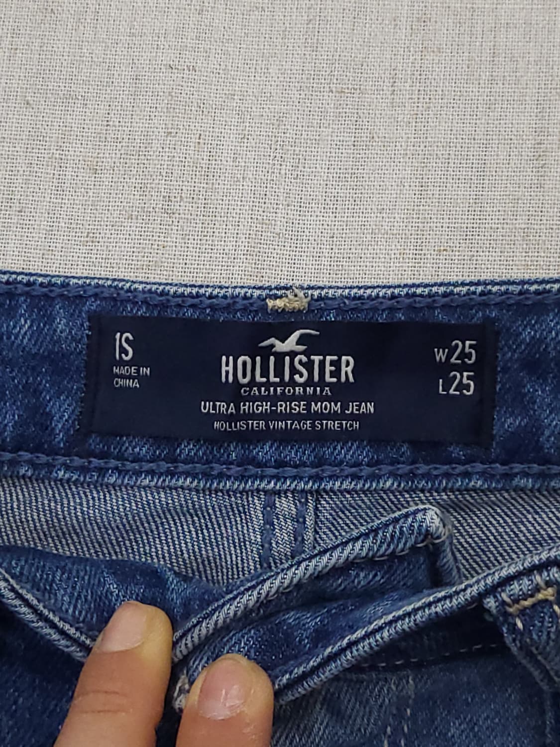 홀리스터 패치워크 데님 팬츠 25 상품이미지3