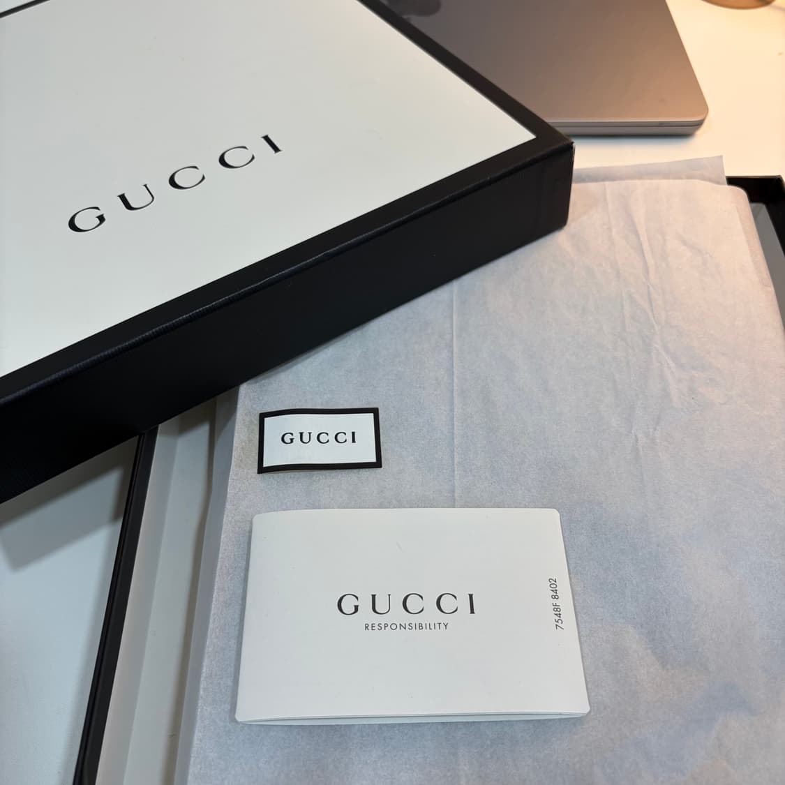 구찌 자카드 GG 울 실크 스카프 머플러 상품이미지2