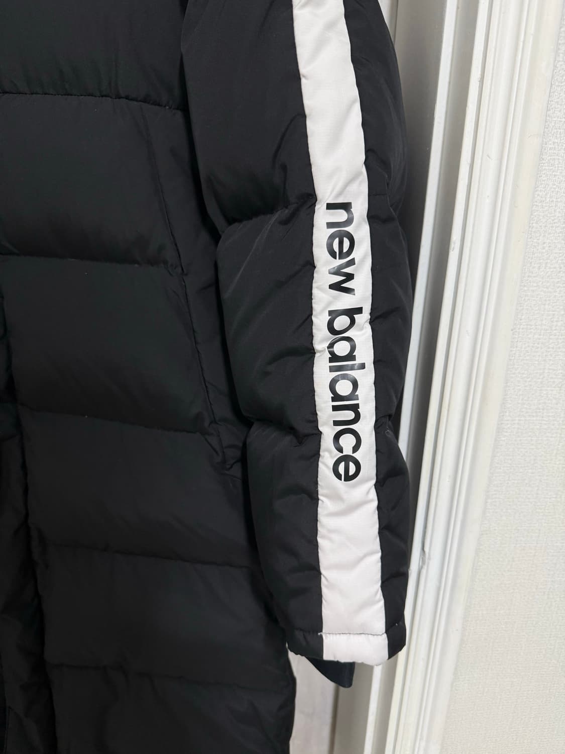 xl 105 / 뉴발란스 블랙 덕다운 롱패딩 상품이미지3