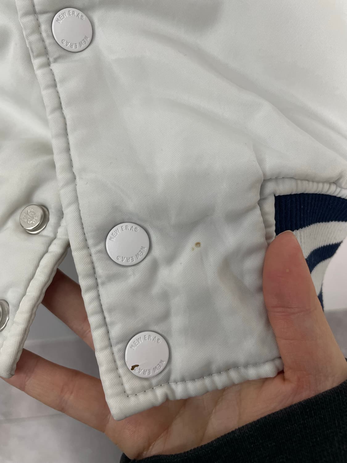 뉴에라 뉴욕 양키스 화이트 바시티 자켓 H2158 상품이미지9