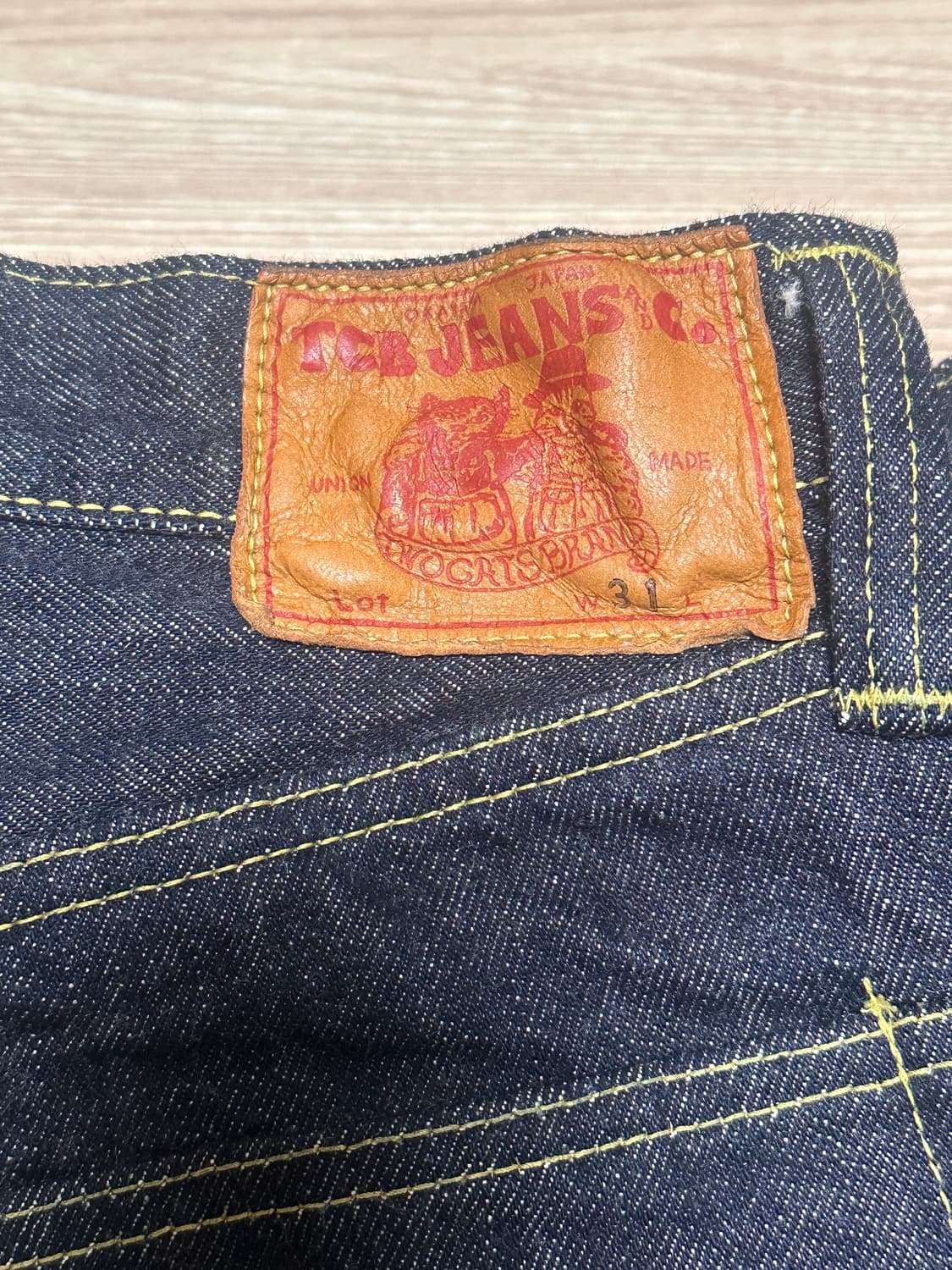 TCB jeans 40's 31 실착 1회 상품이미지3