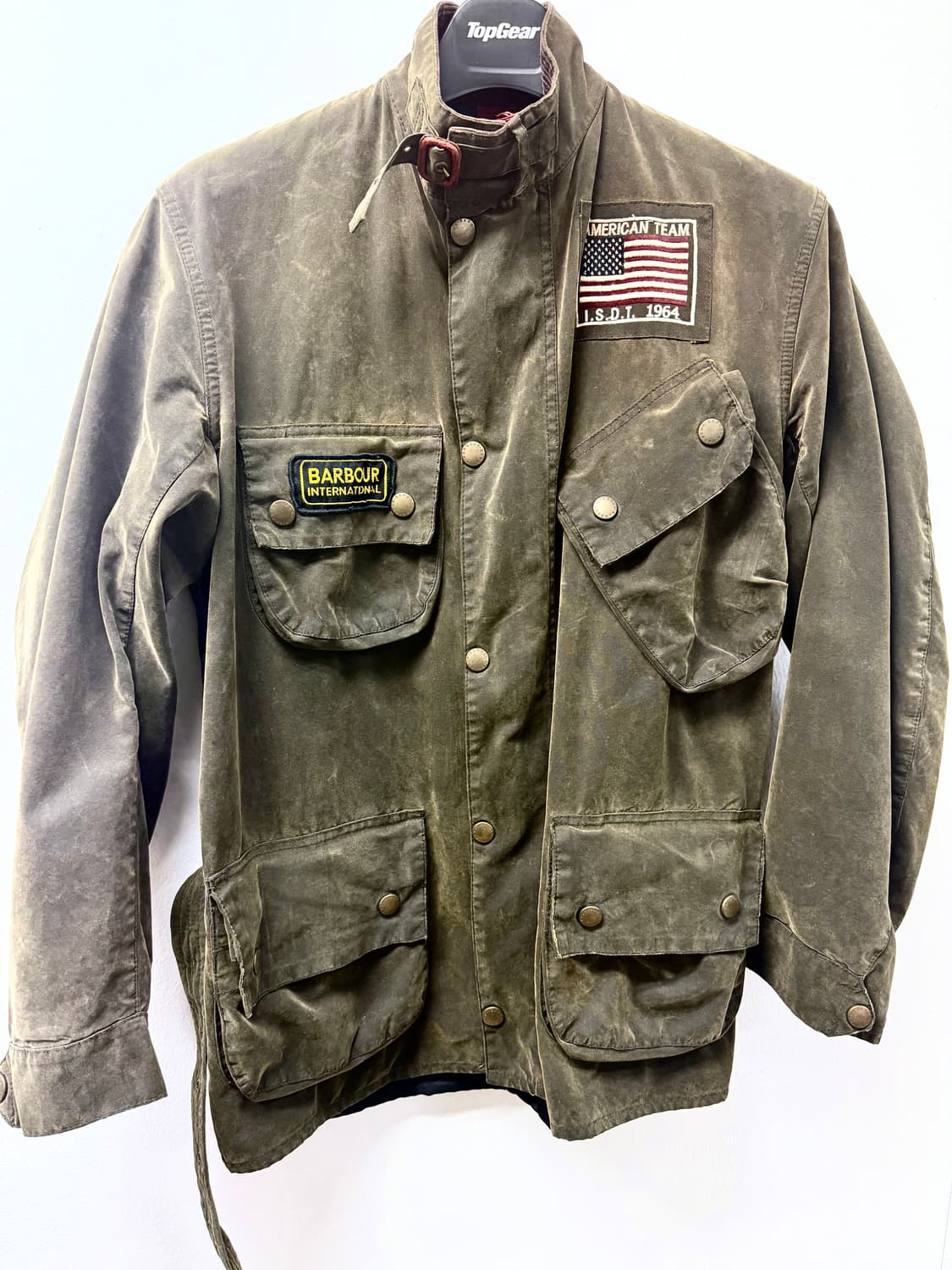 바버 인터네셔널 렉스턴 스티브맥퀸 올리브 팝니다 상품이미지4