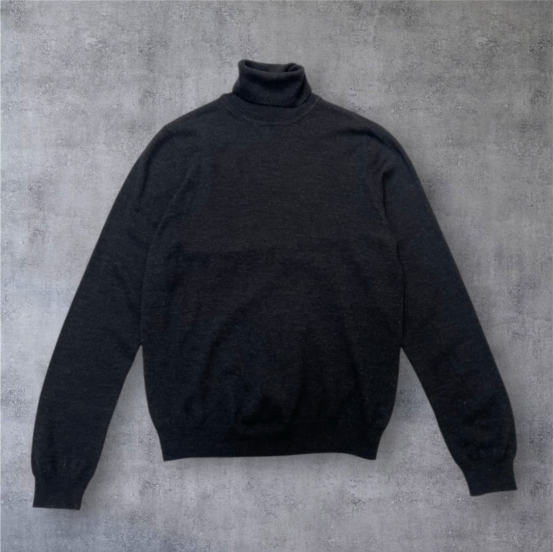 브룩스 브라더스 346 차콜 메리노울 터틀넥 니트 S  상품이미지1