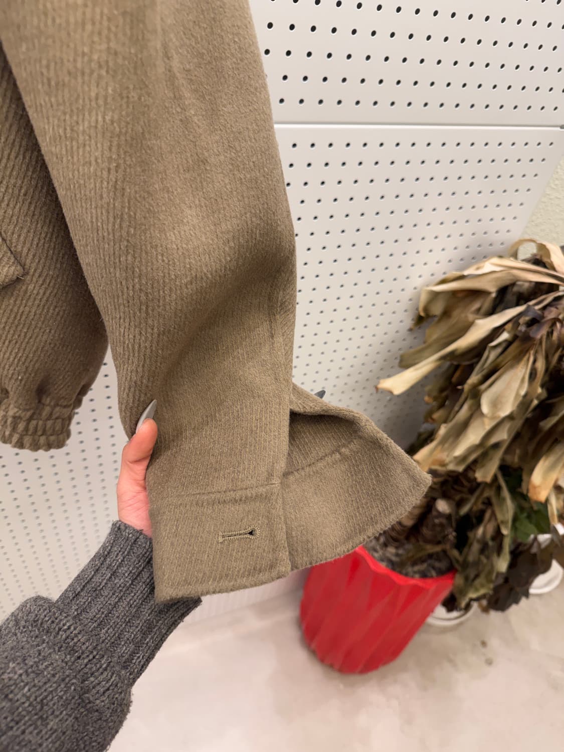 빈티지 베이지 투웨이 미니멀 자켓 U654 상품이미지4