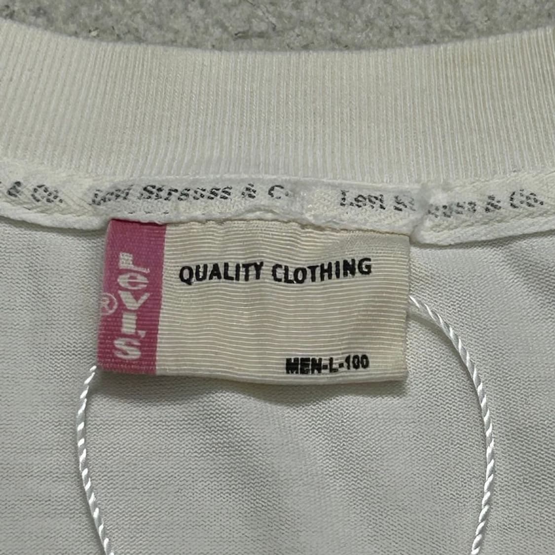 LEVI'S 자수 프린팅 티셔츠 L 상품이미지6