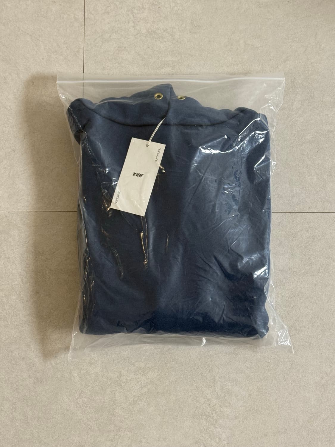 (XL) 블라인드파일즈 블랭크 후드 네이비 상품이미지2