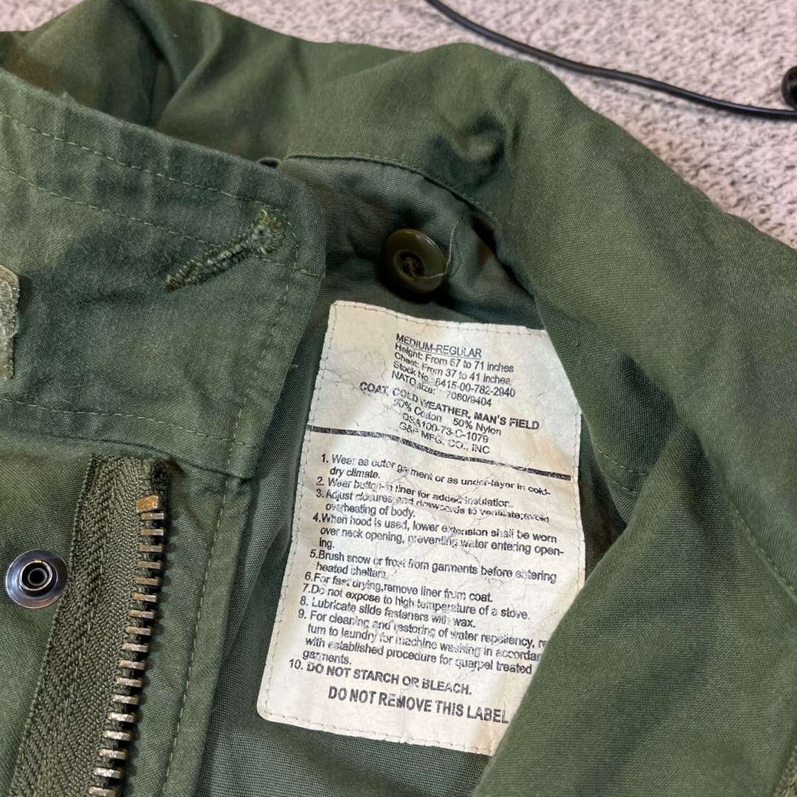 M65 밀리터리 미군 필드자켓 상품이미지4