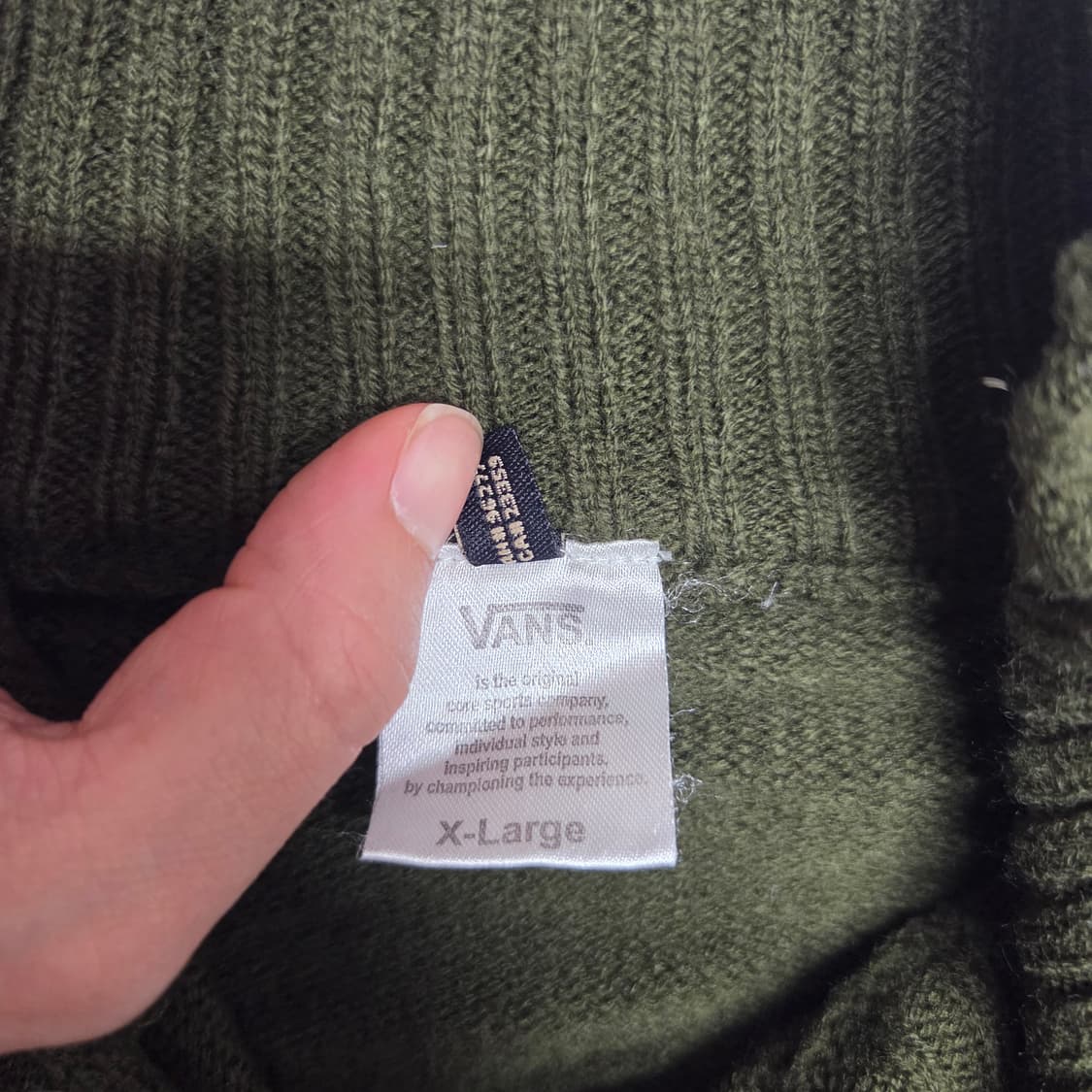 반스 니트 집업 상품이미지2