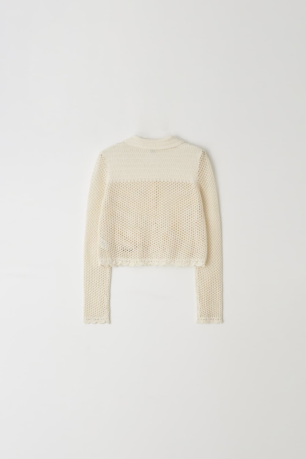 아뜰리에에디션 플라워 크로쉐 코튼 가디건 아이보리 상품이미지4