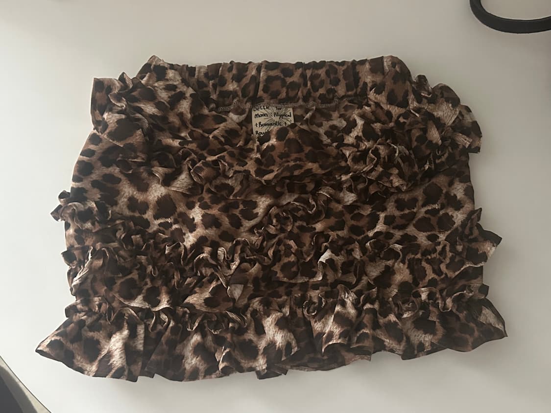 세틀포문 Leopard frill skirt 상품이미지4