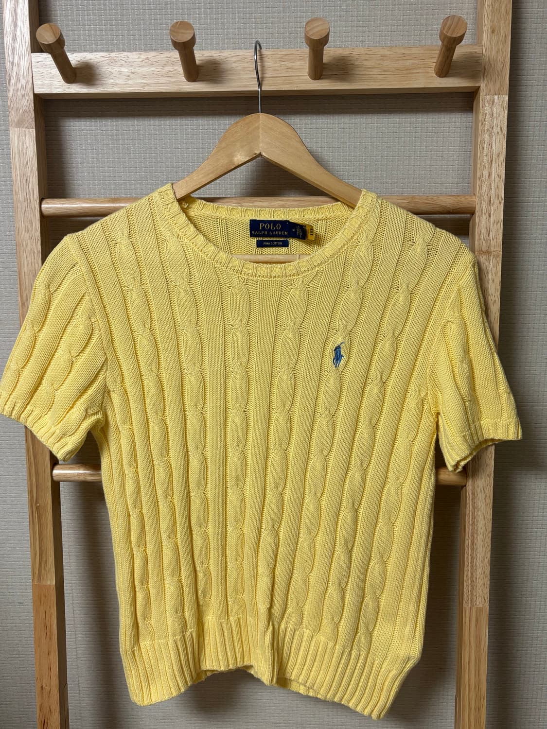 옐로우 폴로 반팔 니트💛 상품이미지4