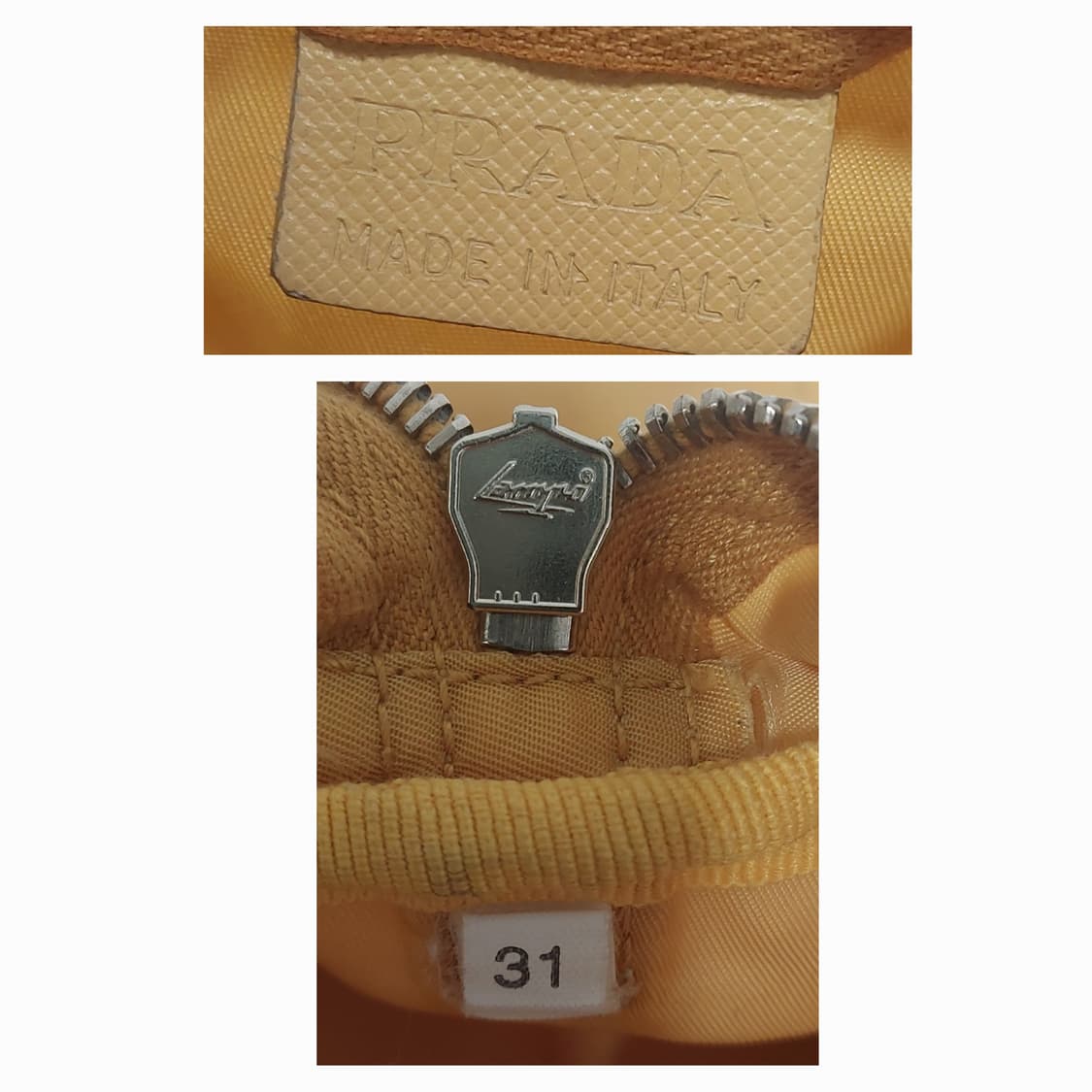 프라다 옐로우 테수토 나일론 토트백 (정품) 상품이미지10