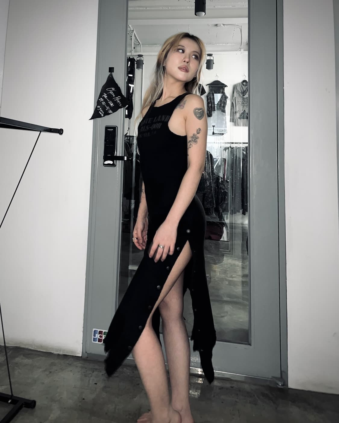 혜인서 18F/W 사이드 오픈 코튼 원피스 상품이미지6