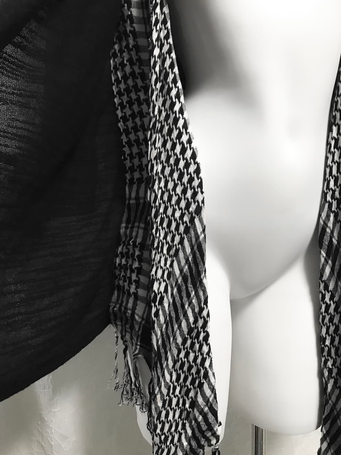 빈티지 vkei 펑크 체크 레이어드 가디건 상품이미지8